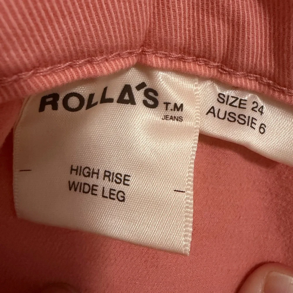 Rolla's Sailor Scoop Ankle Crop Jeans -Rose Size 26 - Picture 6 of 11